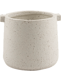 Кашпо Knob pot white 13 см. (упаковка 8 шт.)