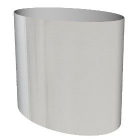 Кашпо Superline big oval on ring L75 W45 H75
