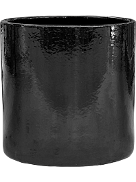 Кашпо Cylinder pot black 30 см.