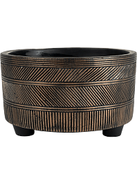 Кашпо Nola bowl shiny brown (упаковка 6 шт.)