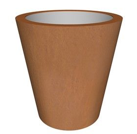 Кашпо Cortenstyle® conica topper on ring H75 D70