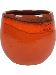 Кашпо Charlotte pot orange 20 см.