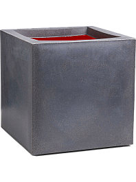 Кашпо Capi "Urban smooth nl pot square iii dark grey"