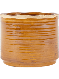 Кашпо Jordy pot caramel 15 см. (упаковка 6 шт.)