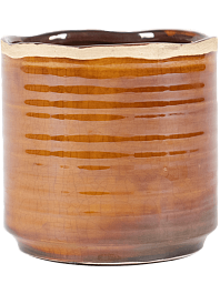 Кашпо Jordy pot caramel 7 см. (упаковка 12 шт.)
