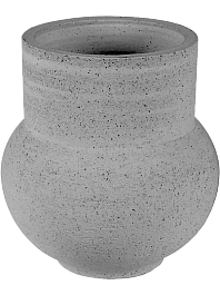 Кашпо Mush pot grey 14 см. (упаковка 8 шт.)
