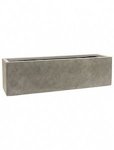 Кашпо Static (grc) rectangle grey 22 см.