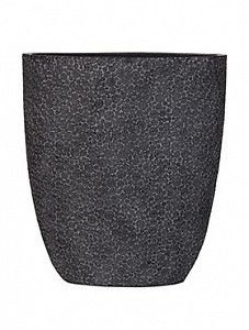 Кашпо Capi "Nature wood oval planter iii black"
