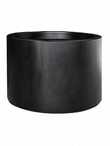 Кашпо Fiberstone jumbo max middle high black l
