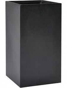 Кашпо Basic square dark grey (с техническим кашпо) 68 см.