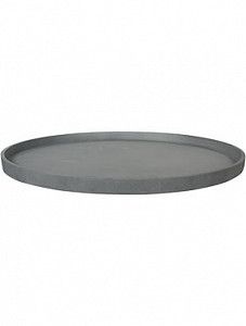 Поддон Fiberstone saucer round l grey