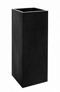 Кашпо Fiberstone bouvy black xxl
