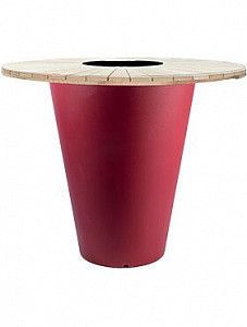 Кашпо Otium olla table herba red
