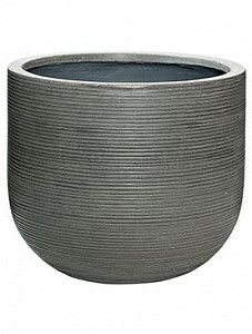 Кашпо Ridged horizontally cody m dark grey 31 см.