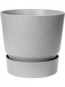 Кашпо Greenville round living concrete 36 см.