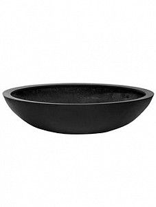 Кашпо Fiberstone jumbo bowl black l