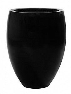 Кашпо Fiberstone bond black s