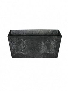 Кашпо Artstone ella balcony black L37