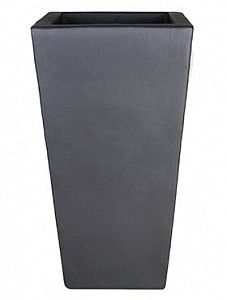 Кашпо Plain kubis anthracite 60 см.