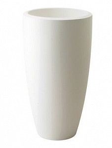 Кашпо Pure® soft round high white 62 см.