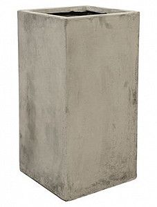 Кашпо Static (grc) square grey