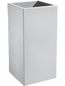 Кашпо Rotazionale cosmos square cache-pot white