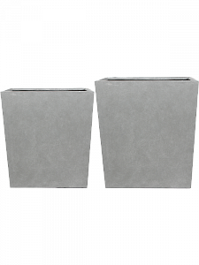 Кашпо Amfa divider grey 68 см.  (2 набора по 2 кашпо)
