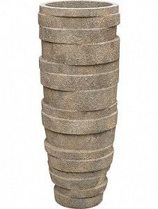 Кашпо Luxe lite stone varuna partner grey 100 см.