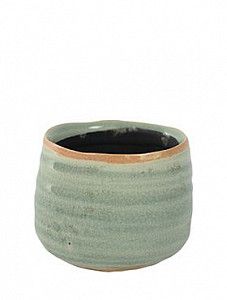 Кашпо Indoor pottery pot iris mint 7 см. (упаковка 12 шт.)