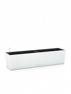 Кашпо с автополивом "Balconera Color 80" Белый