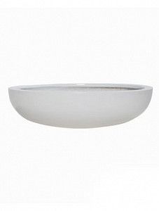 Кашпо Fiberstone glossy white monique l