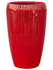 Кашпо Amfi partner snake red (с техническим кашпо) 68 см.