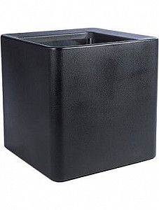 Кашпо Otium quadris i black