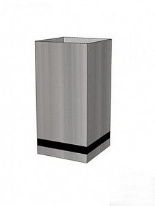 Кашпо Superline trend plus on ring L38 W38 H77