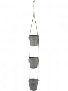 Настенное кашпо Artstone claire hanger grey 9 см. (упаковка 24 шт.)