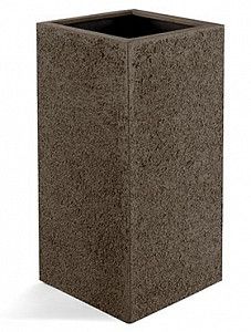 Кашпо Struttura high cube light brown L40 W40 H80