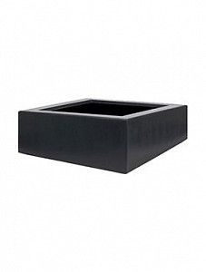Кашпо Polycube anthracite square L160 W160 H50