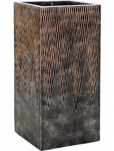 Кашпо Luxe lite universe comet square bronze 70 см.