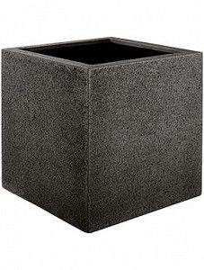 Кашпо Struttura cube dark brown 30 см.