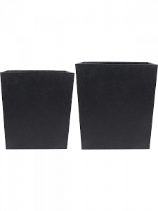 Кашпо Amfa divider black 68 см. (2 набора по 2 кашпо)
