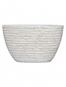 Кашпо Capi "Nature row planter oval high iii ivory"