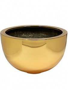 Кашпо Fiberstone platinum gold bowl m