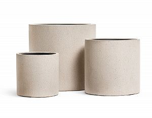 Кашпо TREEZ Effectory ii - серия Beton - Цилиндр