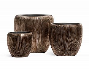Кашпо TREEZ Effectory - серия Wow - Конус-Чаша 28 см.