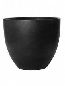 Кашпо Fiberstone jumbo black m