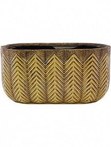 Кашпо Indoor pottery boat cecil ochre (упаковка 3 шт.)