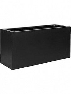 Кашпо Fiberstone jort black s L80