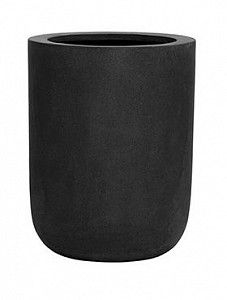 Кашпо Fiberstone dice black l