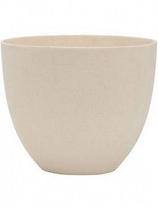 Кашпо Refined coral m natural white