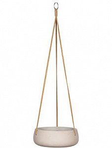 Подвесное кашпо Rough eileen (hanging) s grey washed
